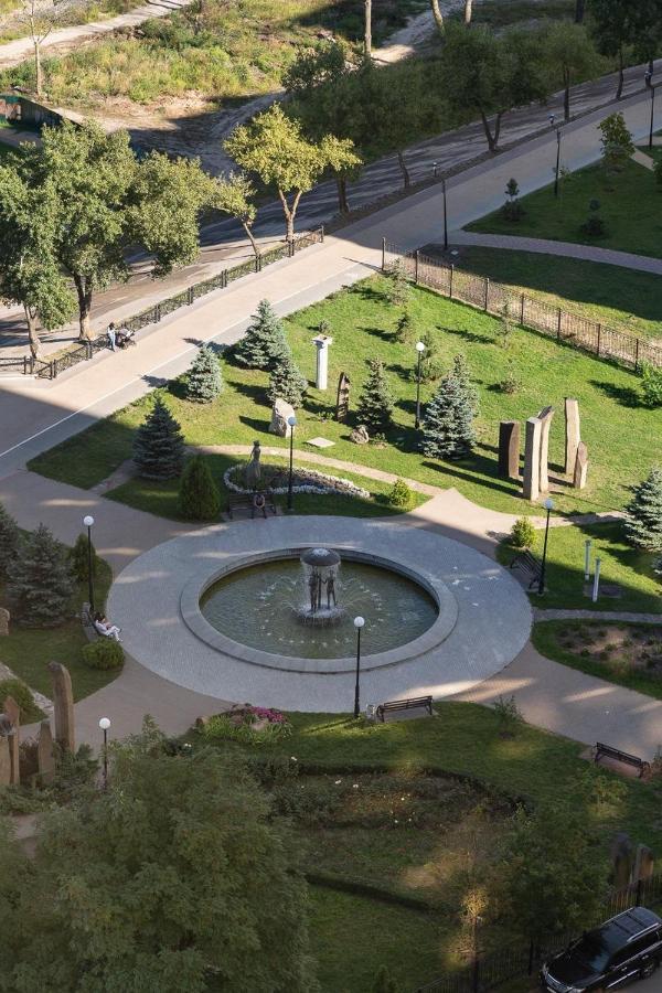 Exquisite panoramic views apartment Dnipro embankment Kiev Exterior foto